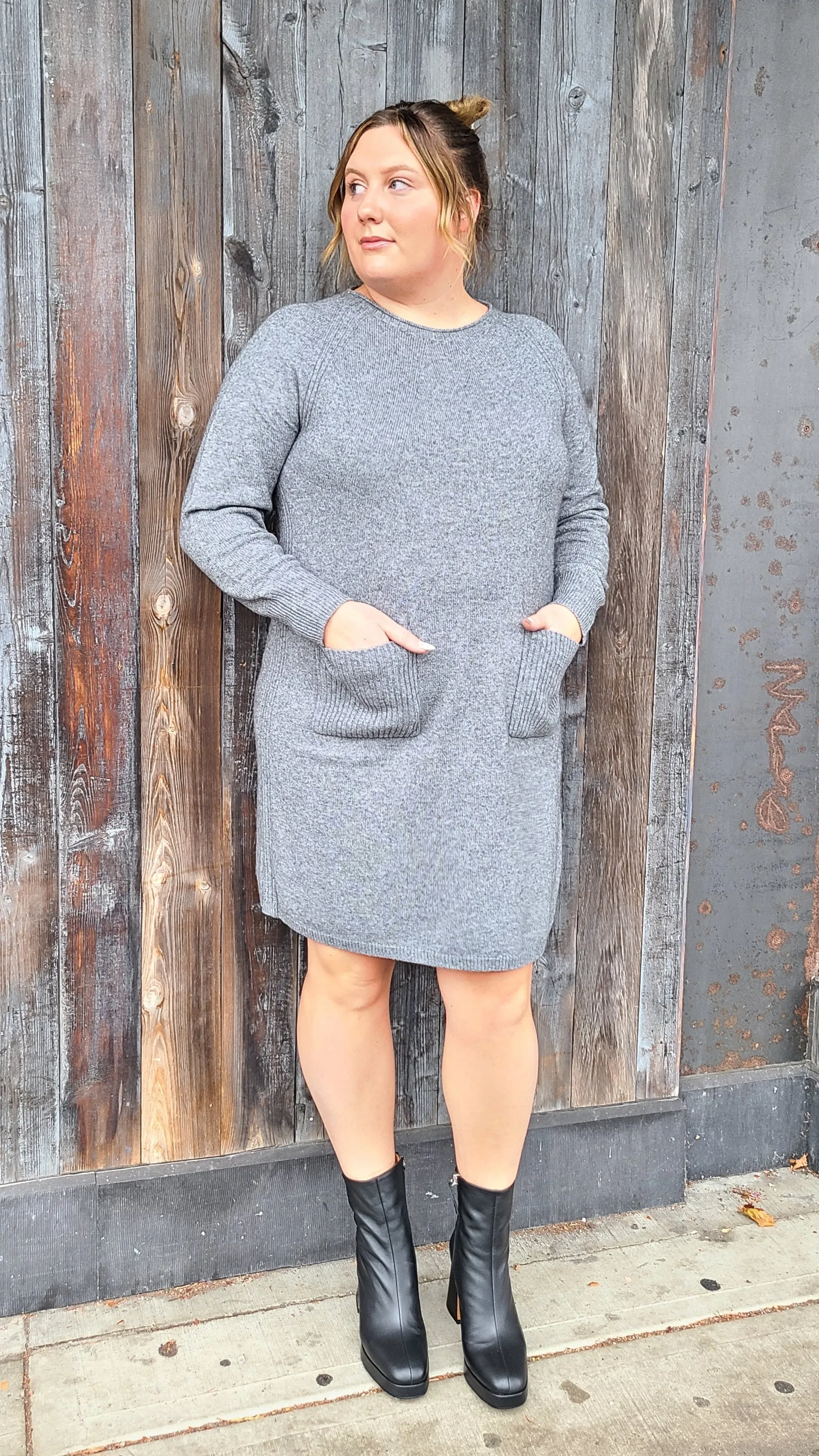 80156 Grey Dress