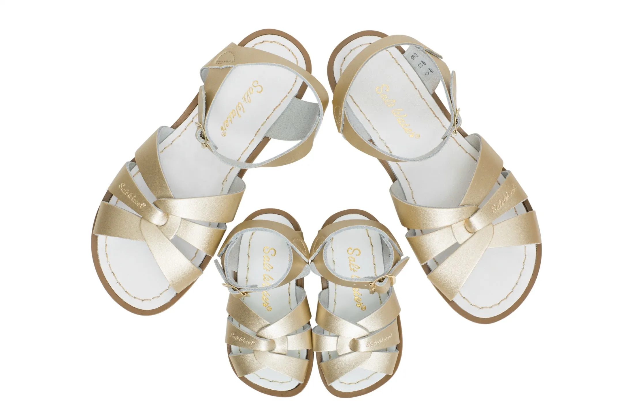 (820) Salt-Water Sandal Original - GOLD (Kids & adult)