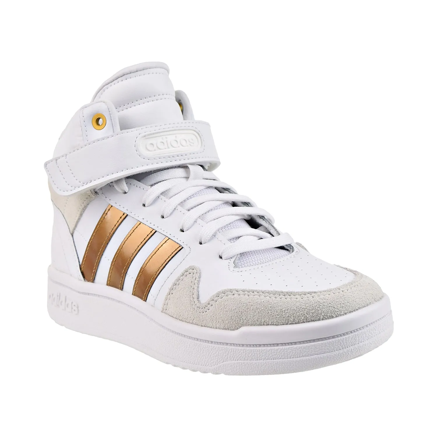 Adidas Postmove Mid Cloudfoam Super Women's Shoes Cloud White-Matte Gold