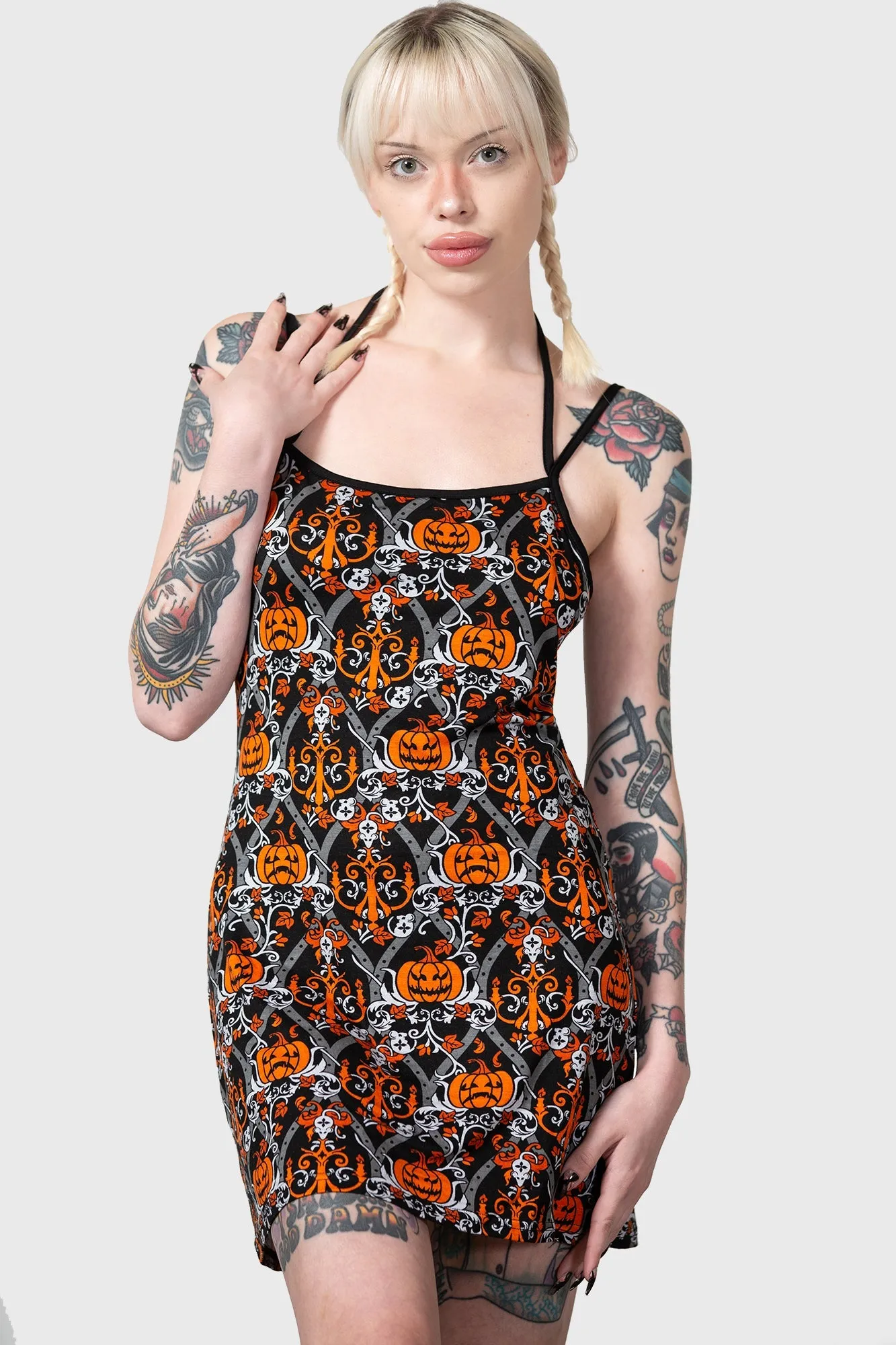 Autumn Slumber Slip Dress Resurrect