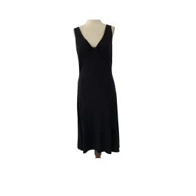 Banana Republic Black Sleeveless Midi Dress | Pre Loved |