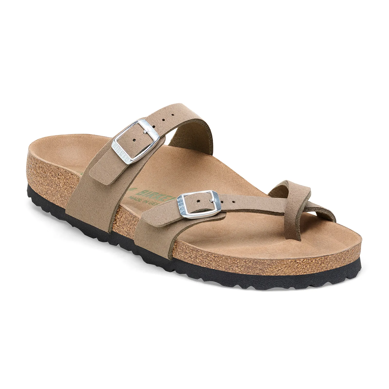 Birkenstock Mayari Vegan Sandal (Women) - Silky Gray Taupe Birki