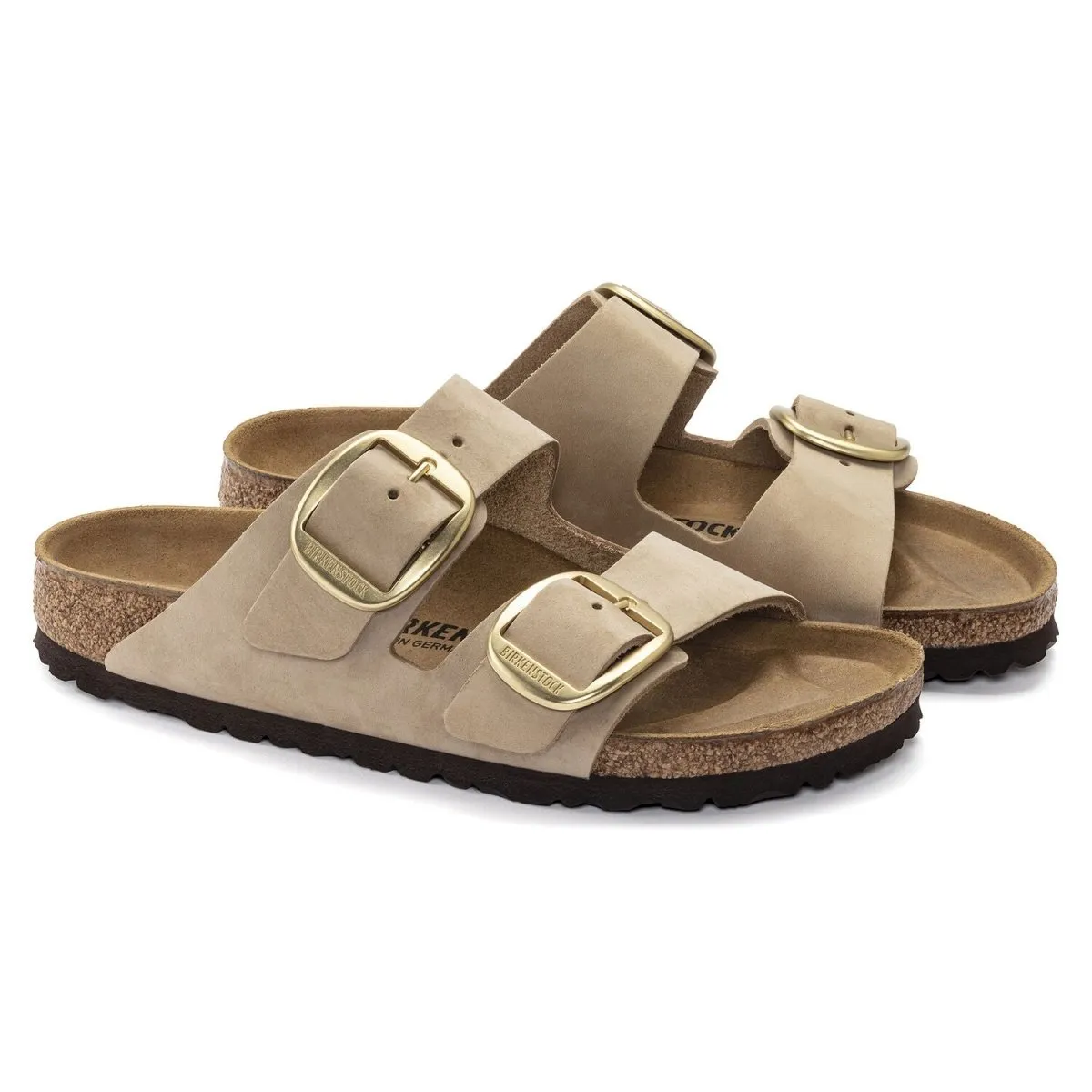 Birkenstock Women's Arizona Big Buckle Sandcastle Nubuck