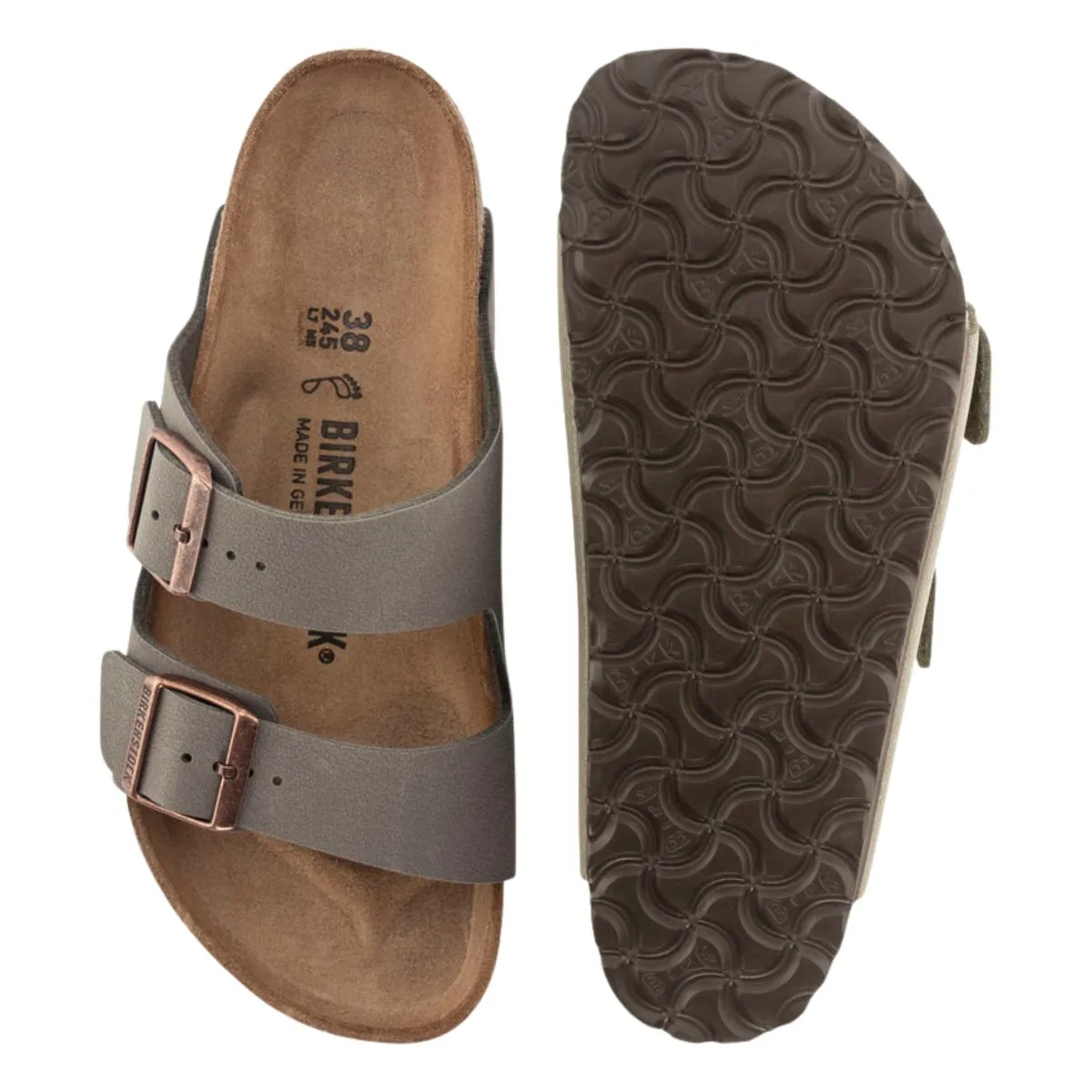 Birkenstock Women's Arizona Birkibuc Stone