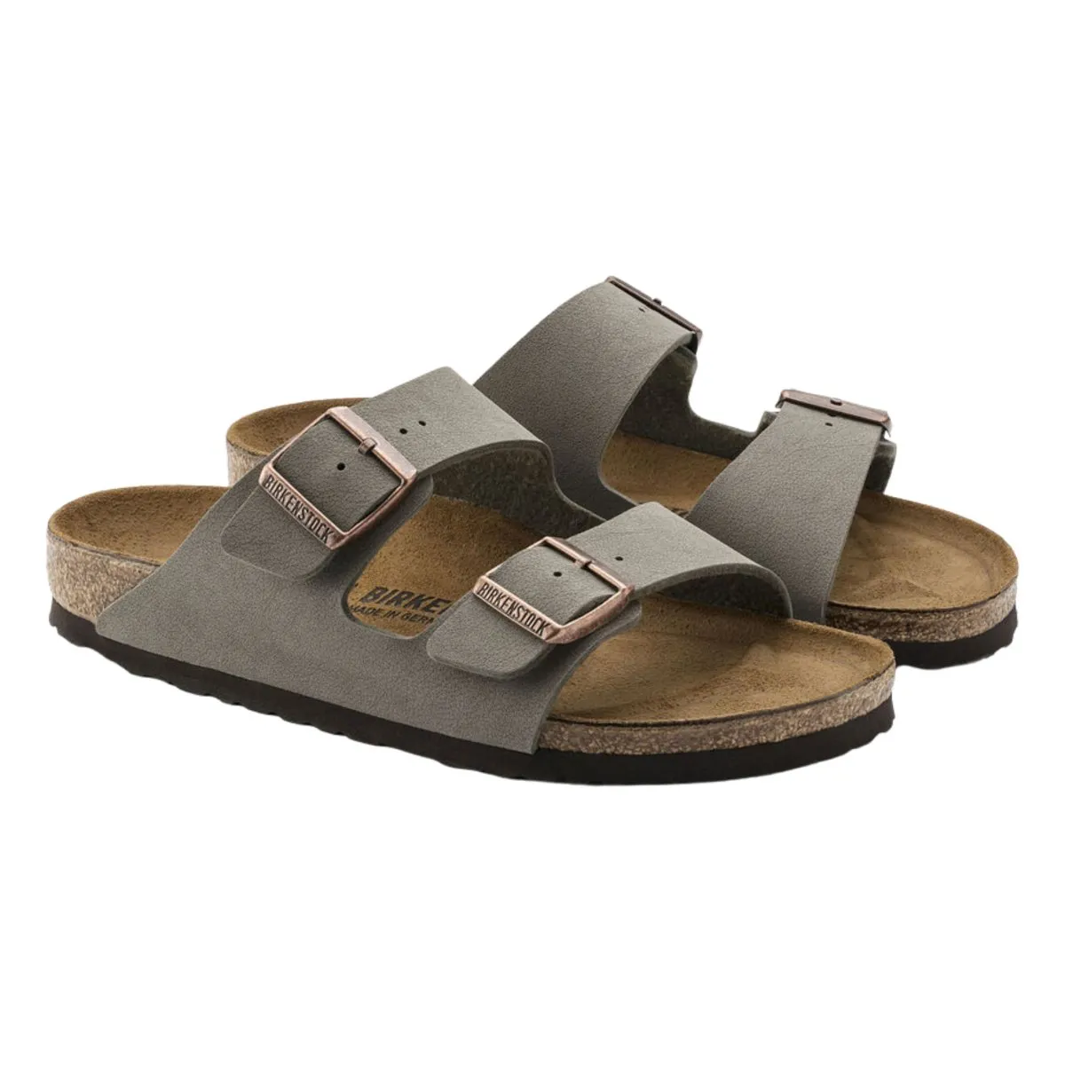 Birkenstock Women's Arizona Birkibuc Stone