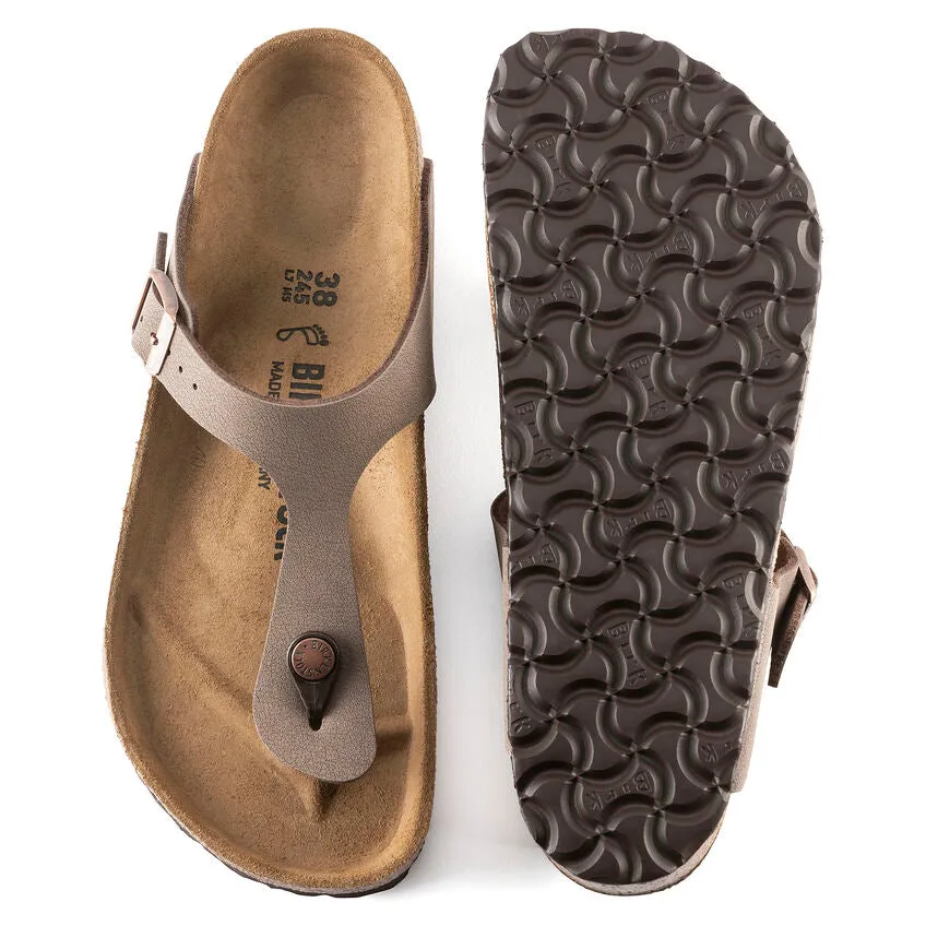 Birkenstock Women's Gizeh Birkibuc (Mocha - Regular fit)