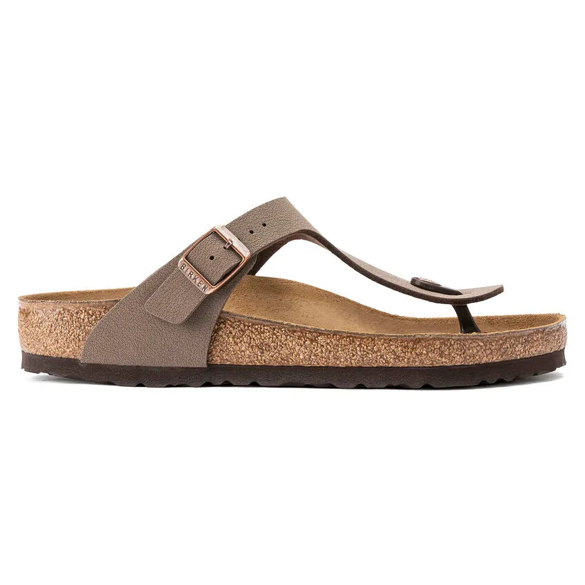 Birkenstock Women's Gizeh Birkibuc (Mocha - Regular fit)