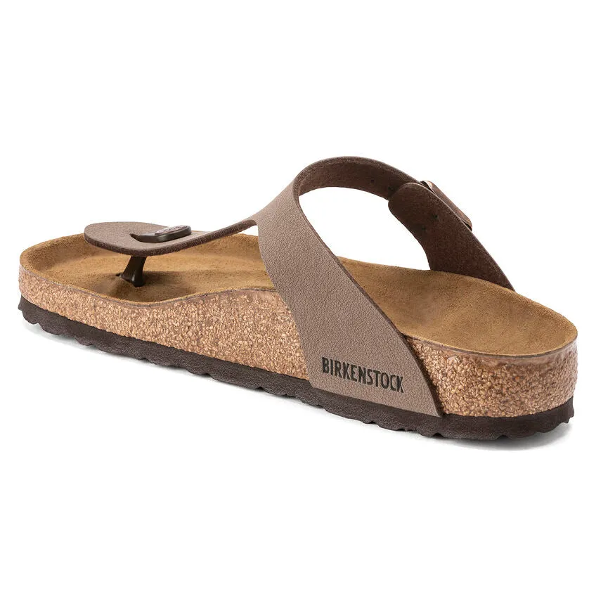 Birkenstock Women's Gizeh Birkibuc (Mocha - Regular fit)