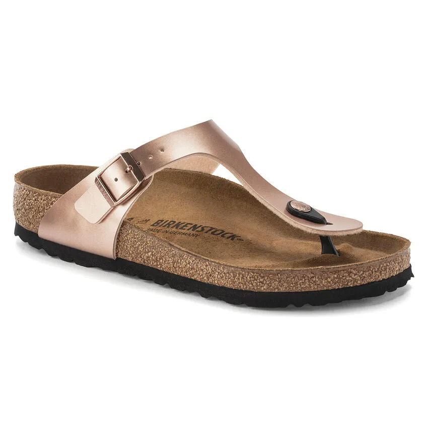 Birkenstock Women's Gizeh Birko-Flor (Copper - Regular fit)