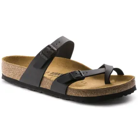 Birkenstock Women's Mayari Birko-Flor (Black - Wide Fit)