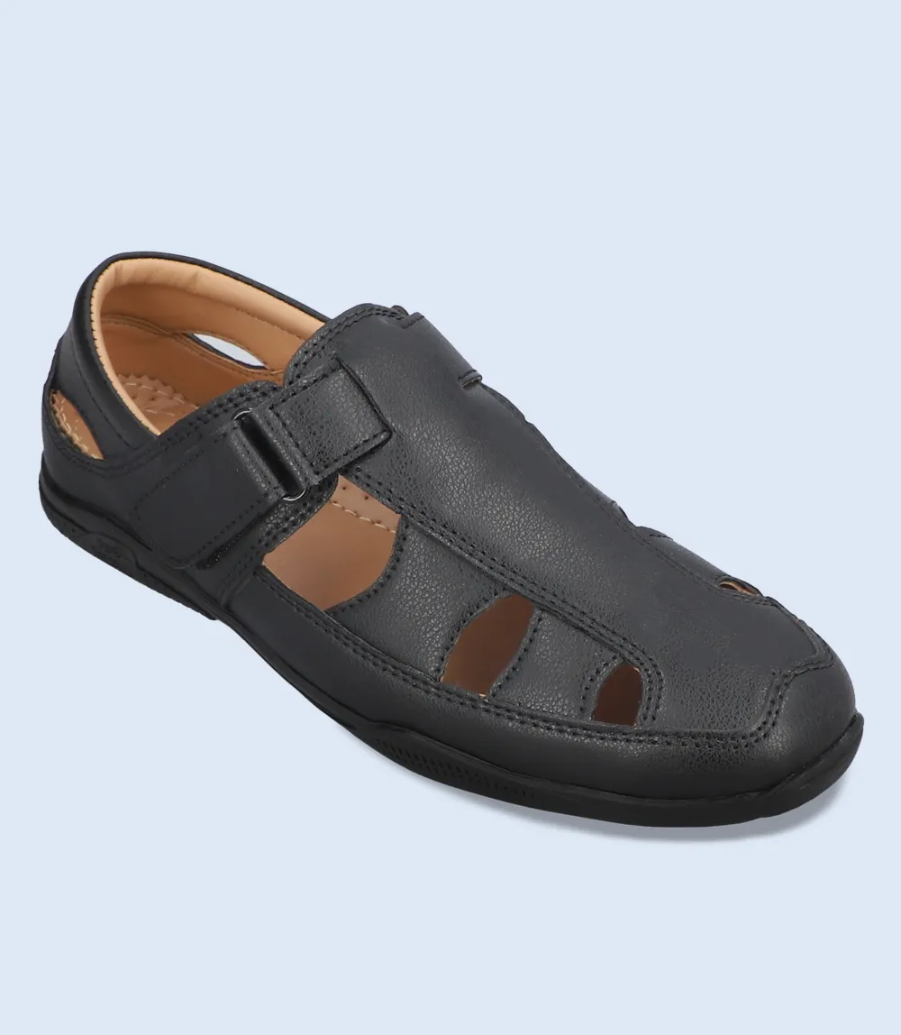 BM5946-BLACK-Men casual Sandal