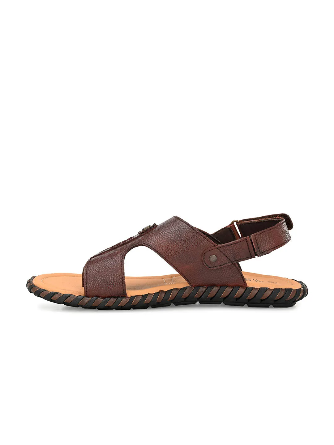 Bordo Unique Leather Sandals For Men