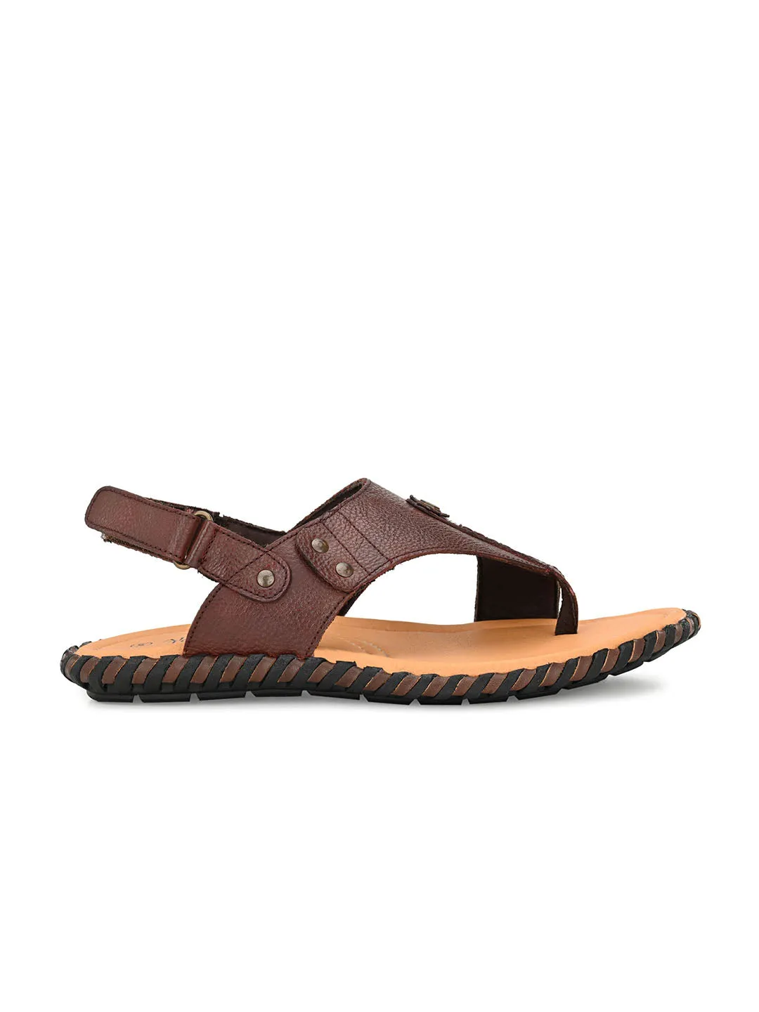 Bordo Unique Leather Sandals For Men