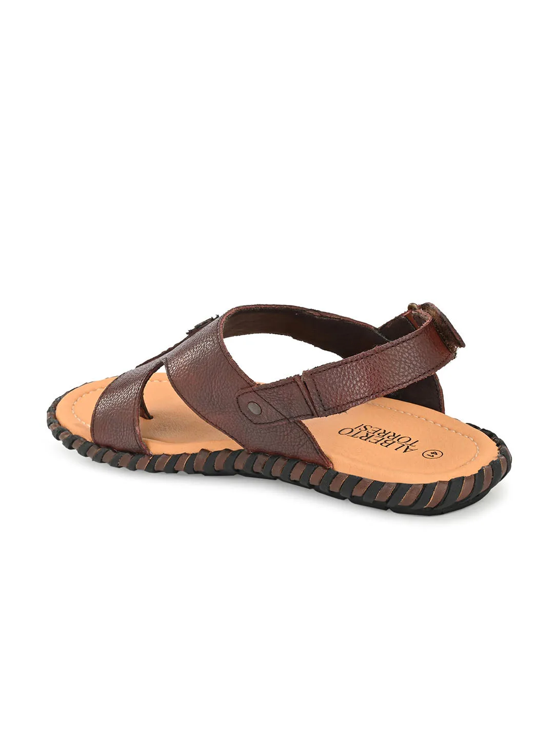 Bordo Unique Leather Sandals For Men