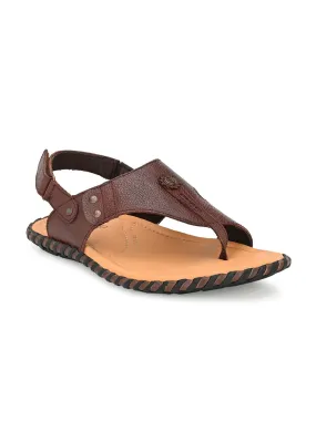 Bordo Unique Leather Sandals For Men