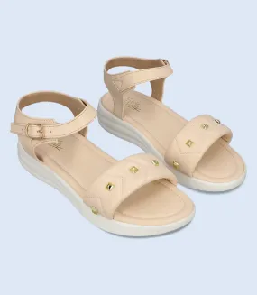 BW9229-FAWN-Women Comfort Sandal