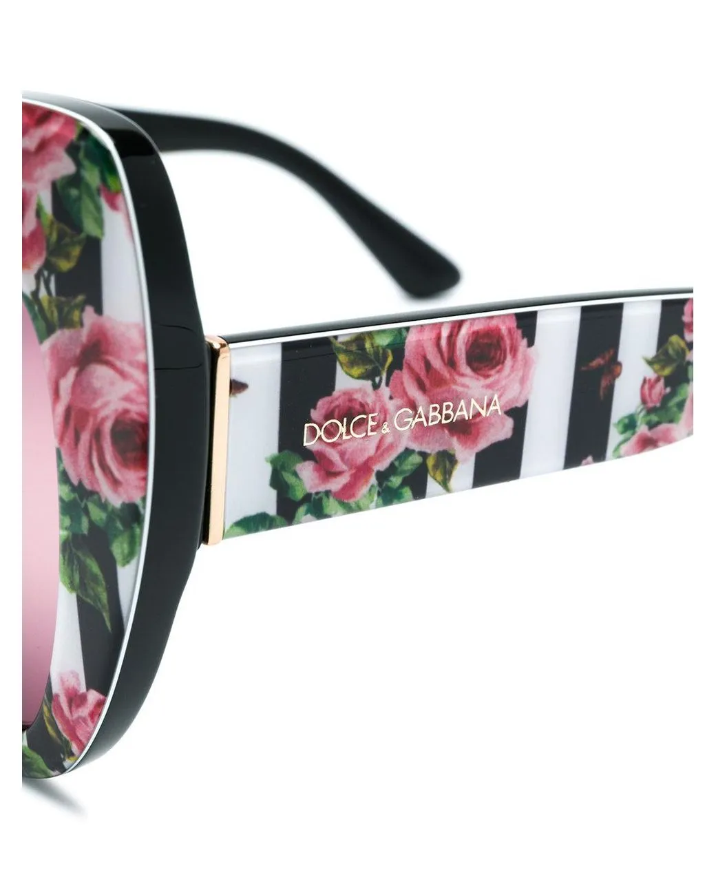 Dolce & Gabbana Pink Limited Edition Rose Collection Sunglasses  in case