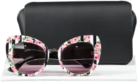 Dolce & Gabbana Pink Limited Edition Rose Collection Sunglasses  in case