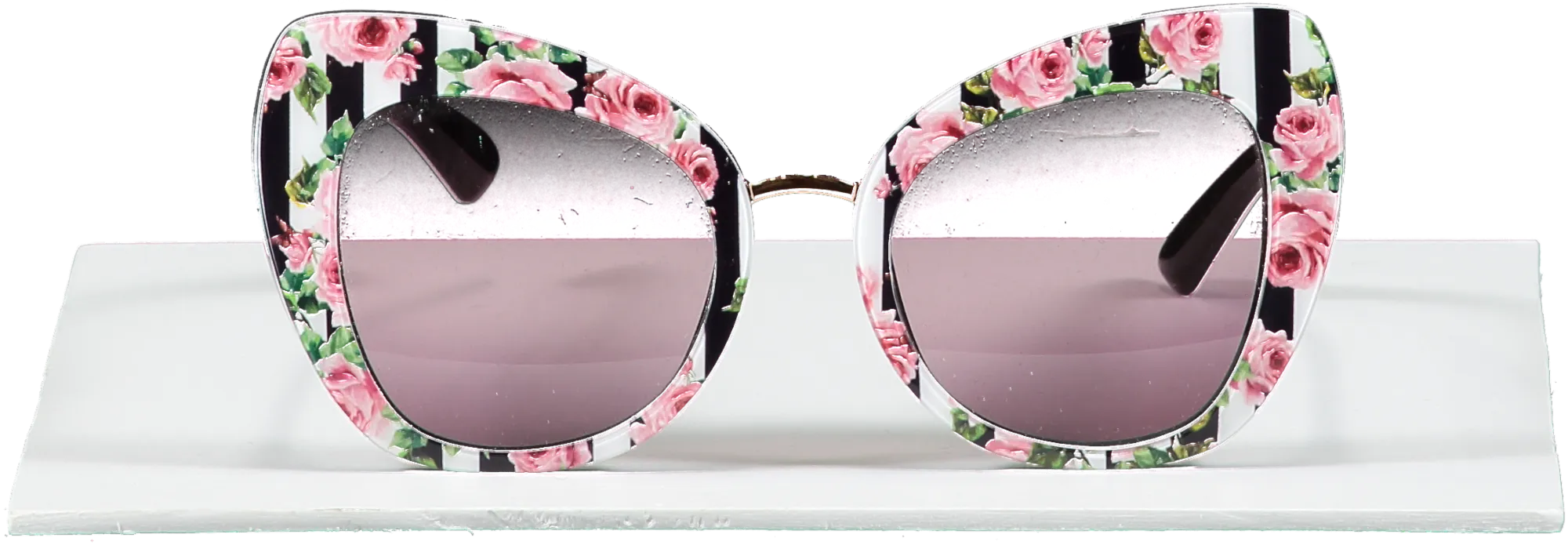 Dolce & Gabbana Pink Limited Edition Rose Collection Sunglasses  in case