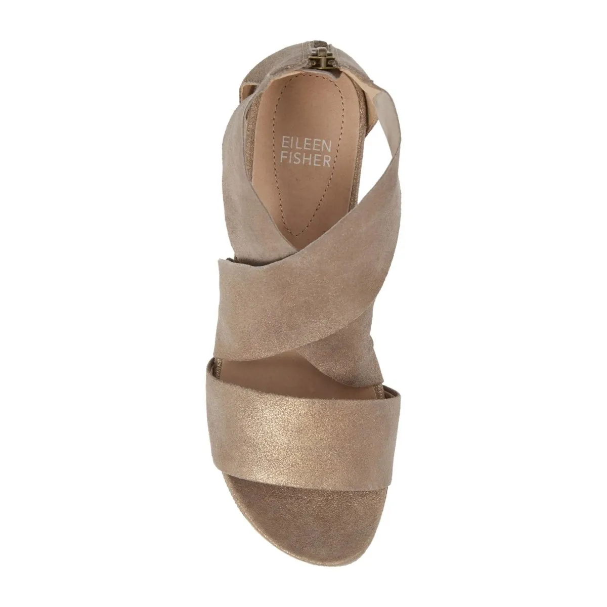 Eileen Fisher Women's Sport Wedge Sandal Platinum Buc