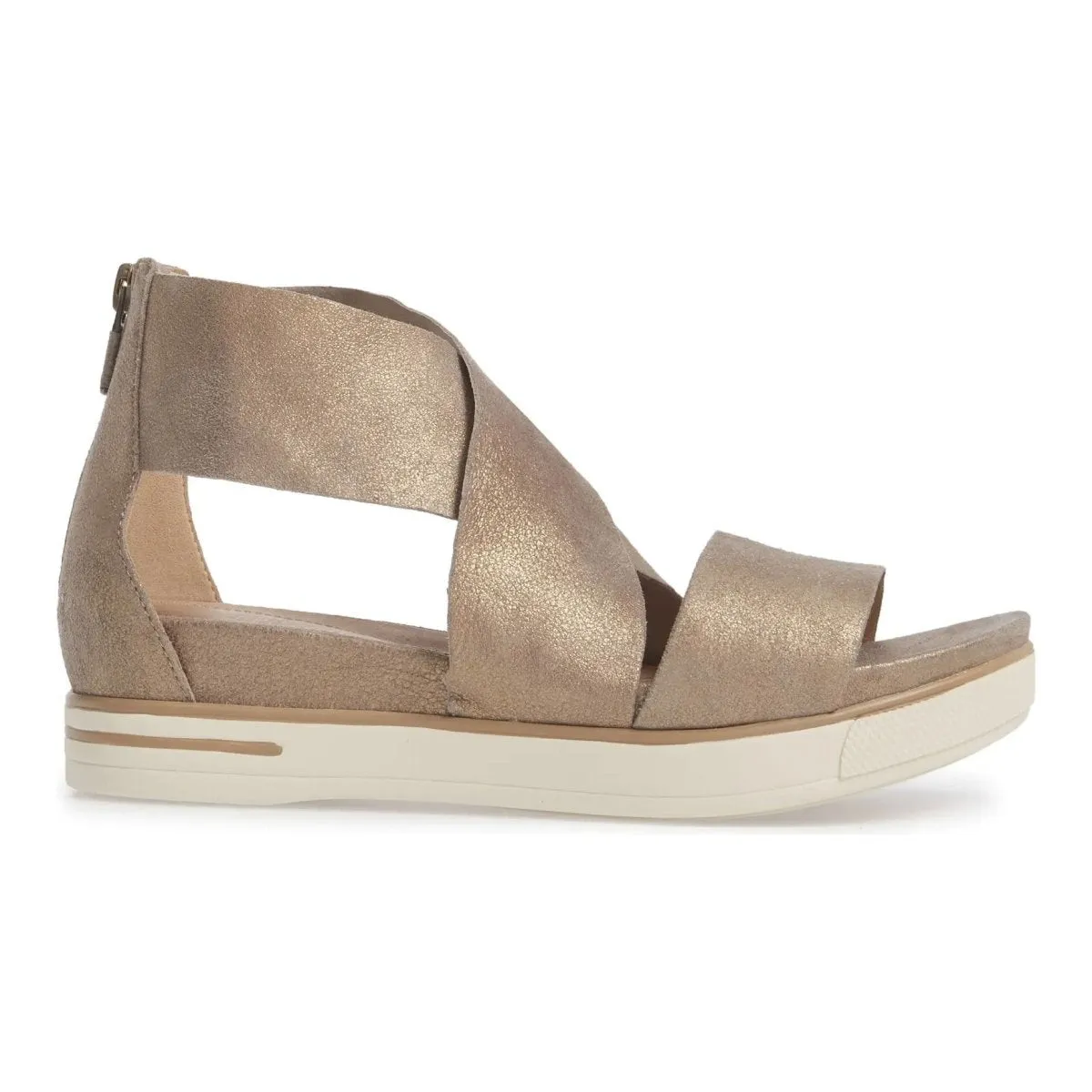 Eileen Fisher Women's Sport Wedge Sandal Platinum Buc