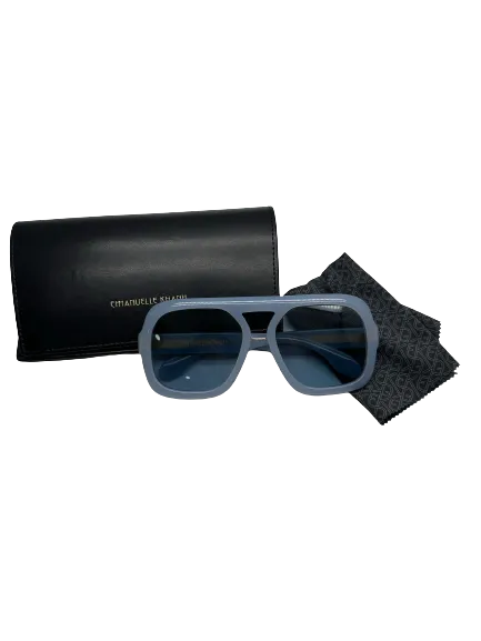 Emmanuelle Khan Blue Ek 1997 Sunglasses One Size