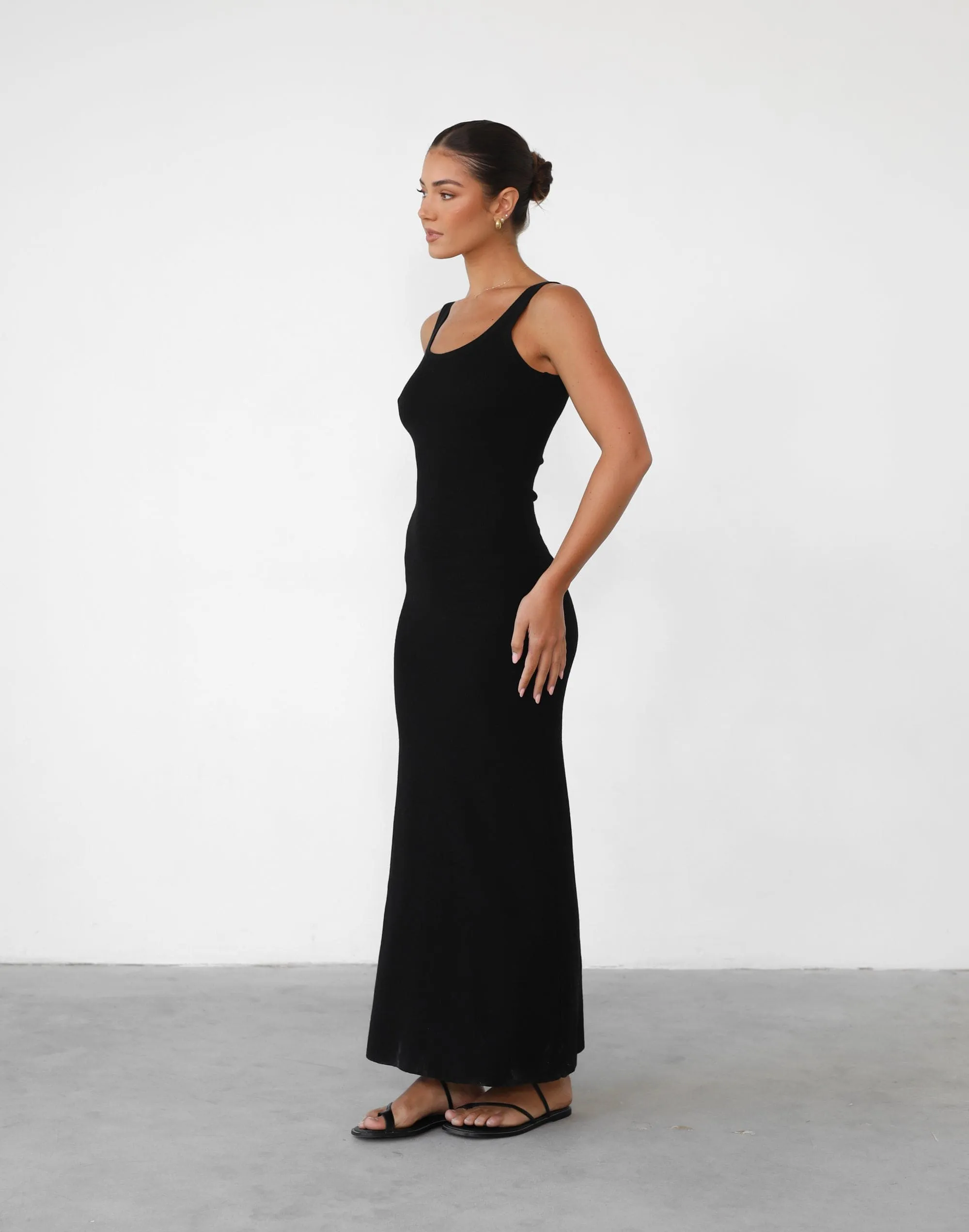 Enver Maxi Dress (Black)