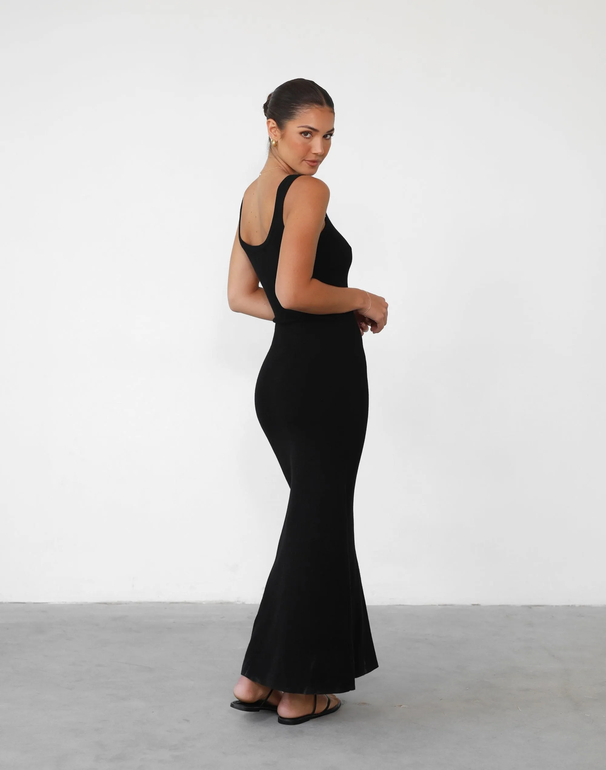 Enver Maxi Dress (Black)