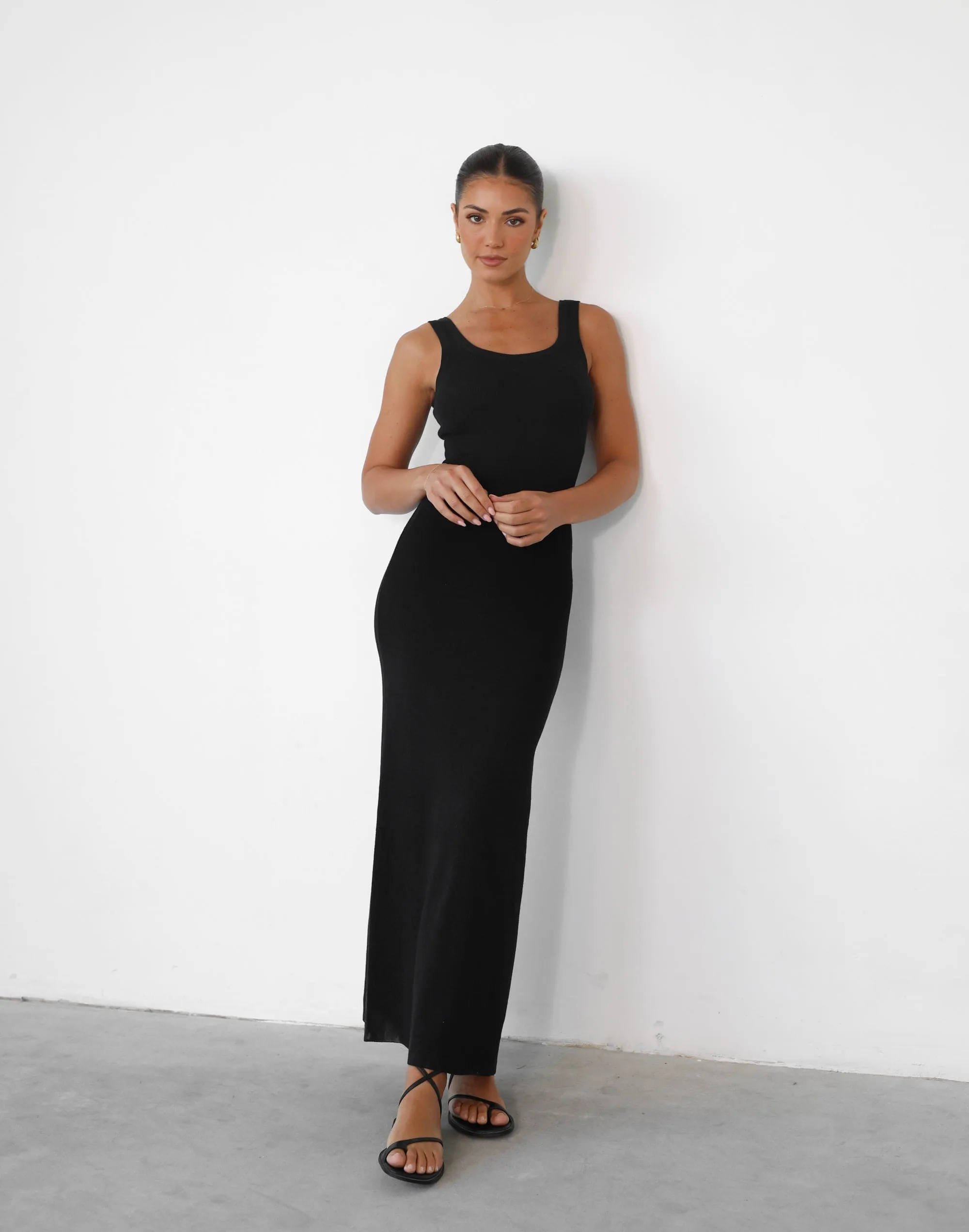 Enver Maxi Dress (Black)