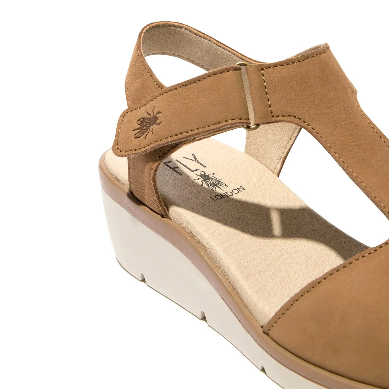 Fly London, NOVA932, Sandal, Leather, Sand