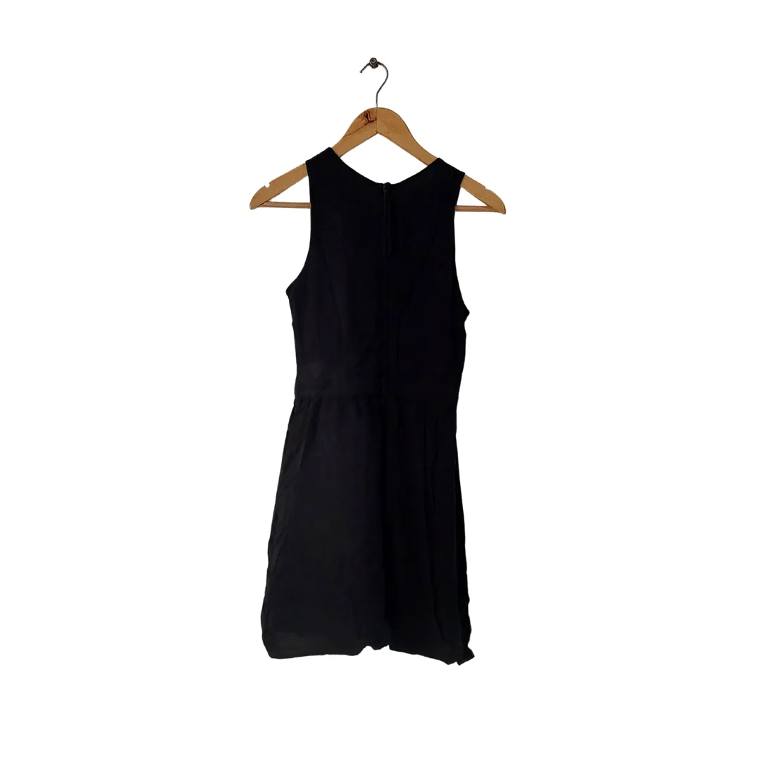 H&M Black Cut-out Sleeveless Dress | Pre Loved |