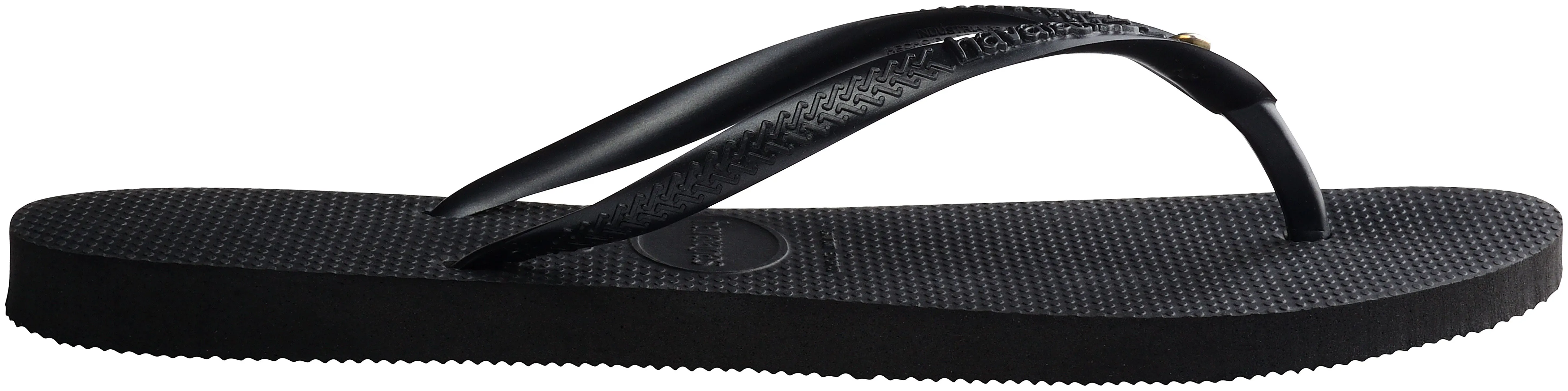 Havaianas Slim Crystal In Black For Women