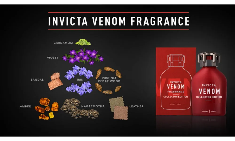 Invicta Venom Fragrance Collector Edition EDT 3.4 oz 100 ml For Men