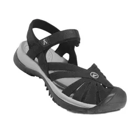 Keen Rose Sandal (Women) - Black/Neutral Gray