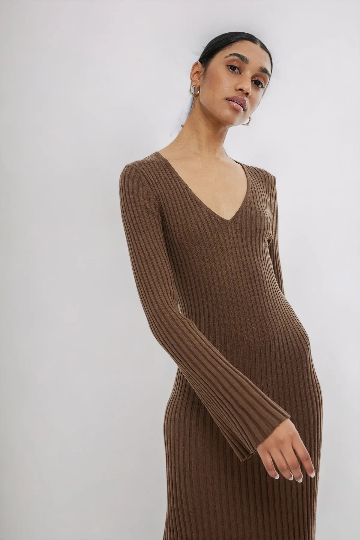 Lani Knit Dress | Mocha