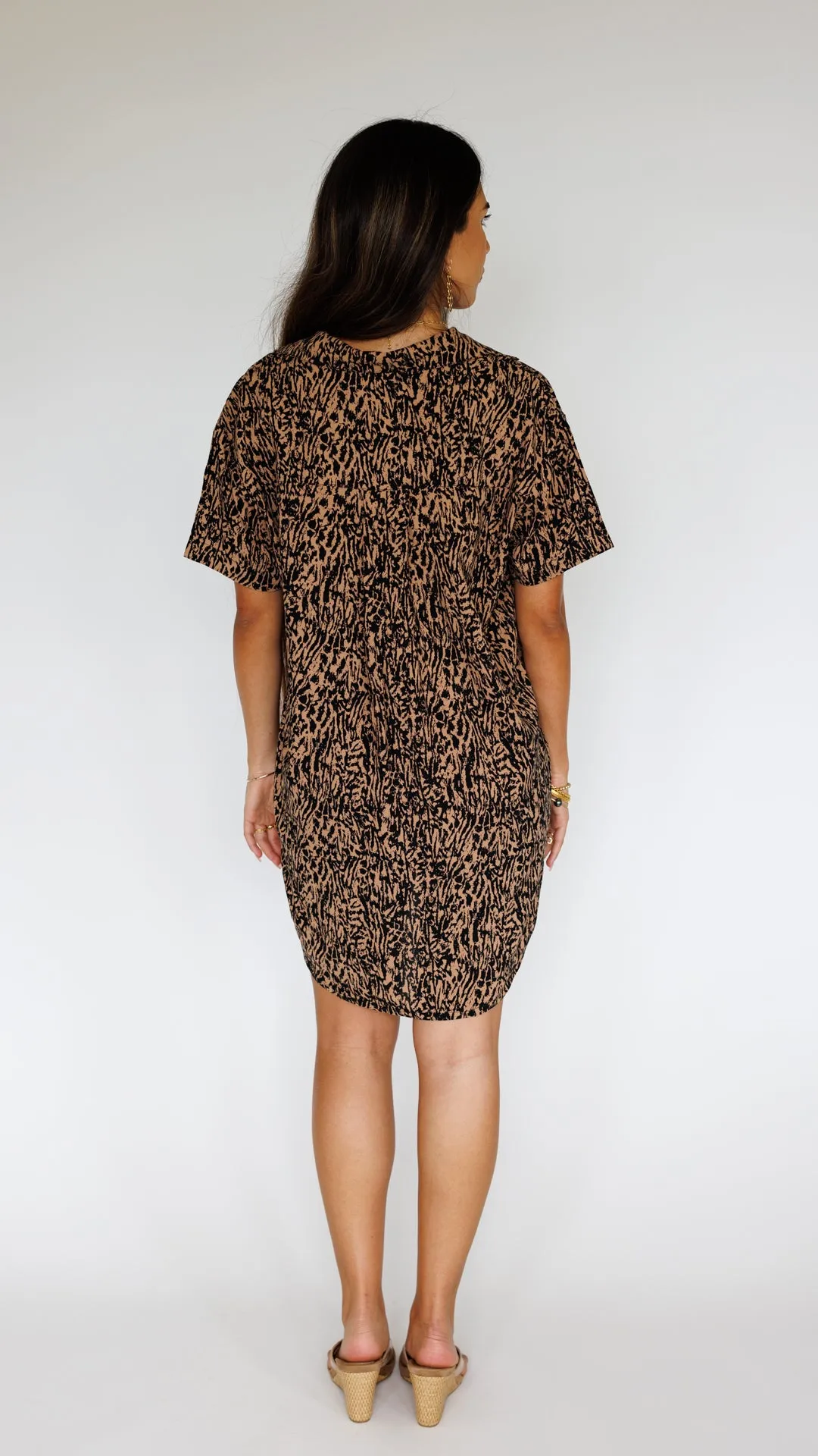 Maui Shirt Dress / Woodsy Black