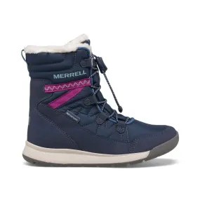 Merrell Girl's Snow Crush Navy/Berry Waterproof