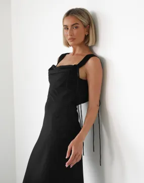 Pichola Maxi Dress (Black)