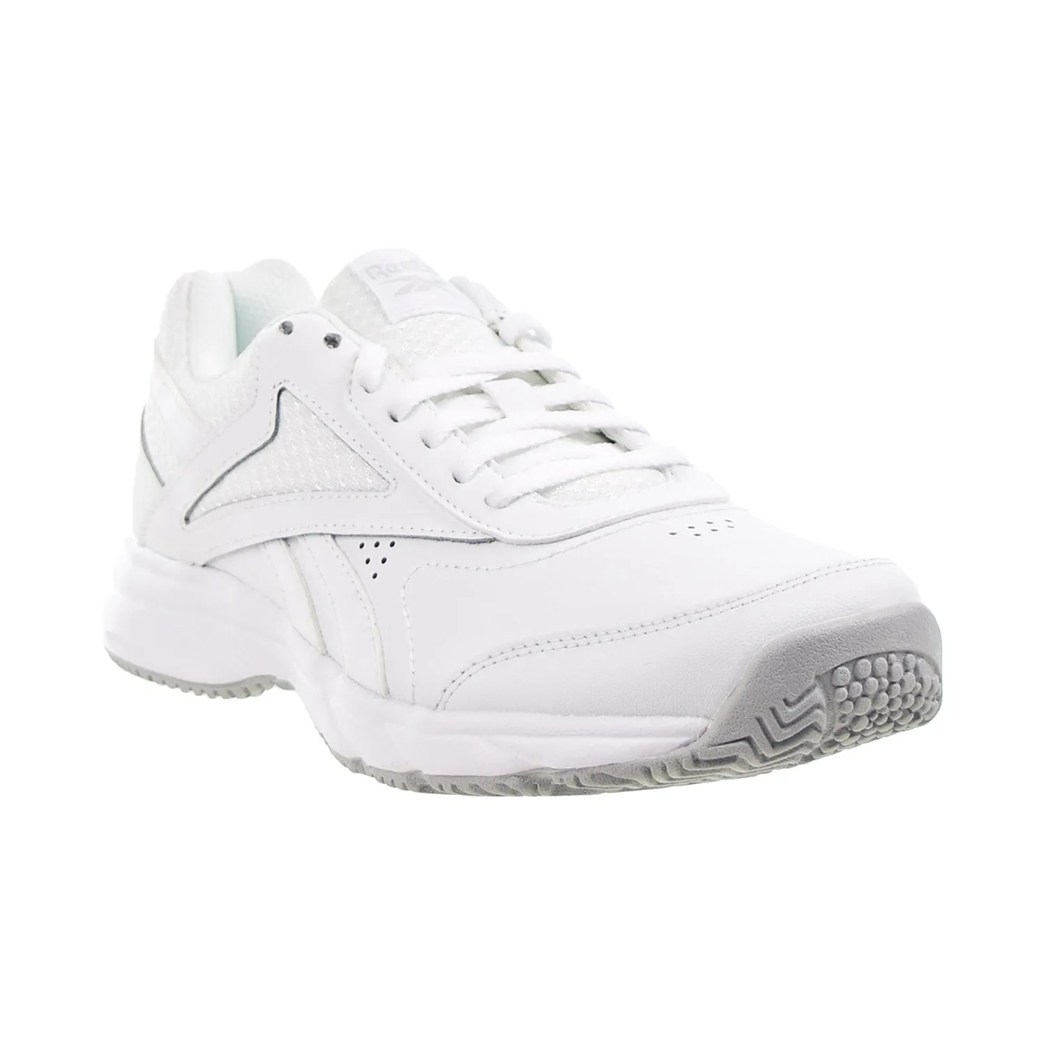 Reebok Work N Cushion 4.0 Women's Shoes Oil Slip Resistant White-Cold Grey 2