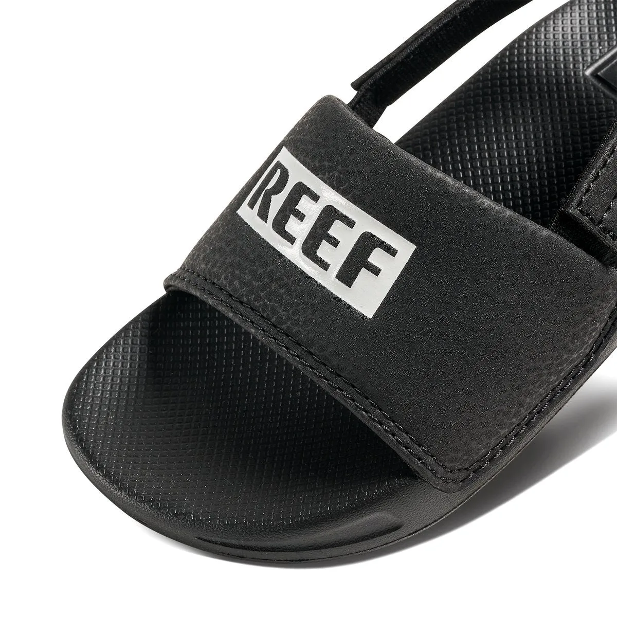 Reef Little One Slide Reef Black White   