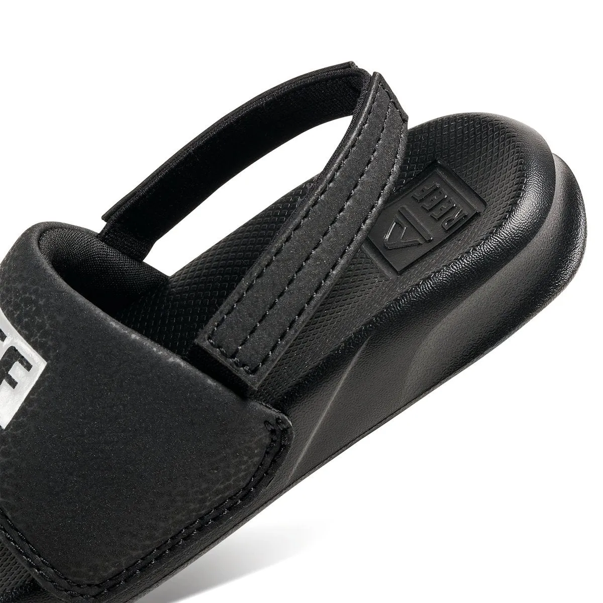 Reef Little One Slide Reef Black White   