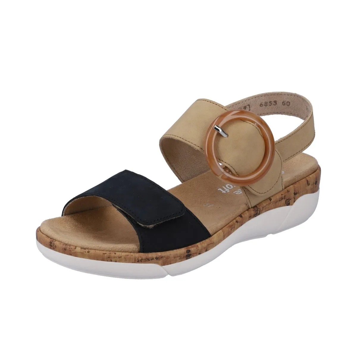 Rieker Women's R6853-60 Jocelyn Pazifik/Sand Leather