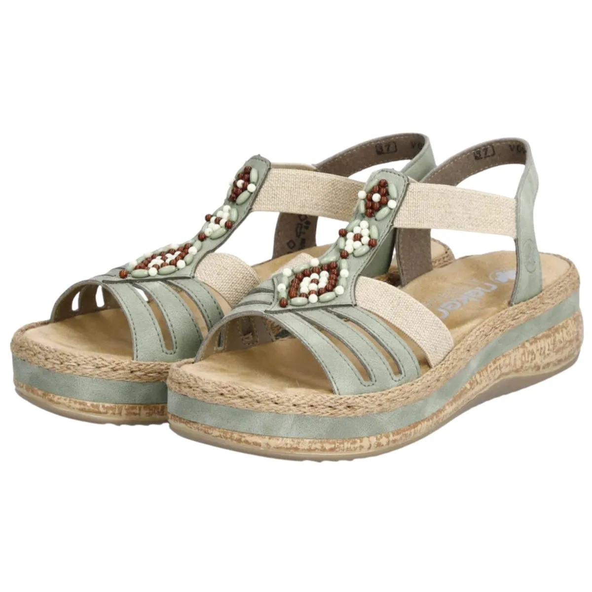 Rieker Women's V0920-52 Regina Mint