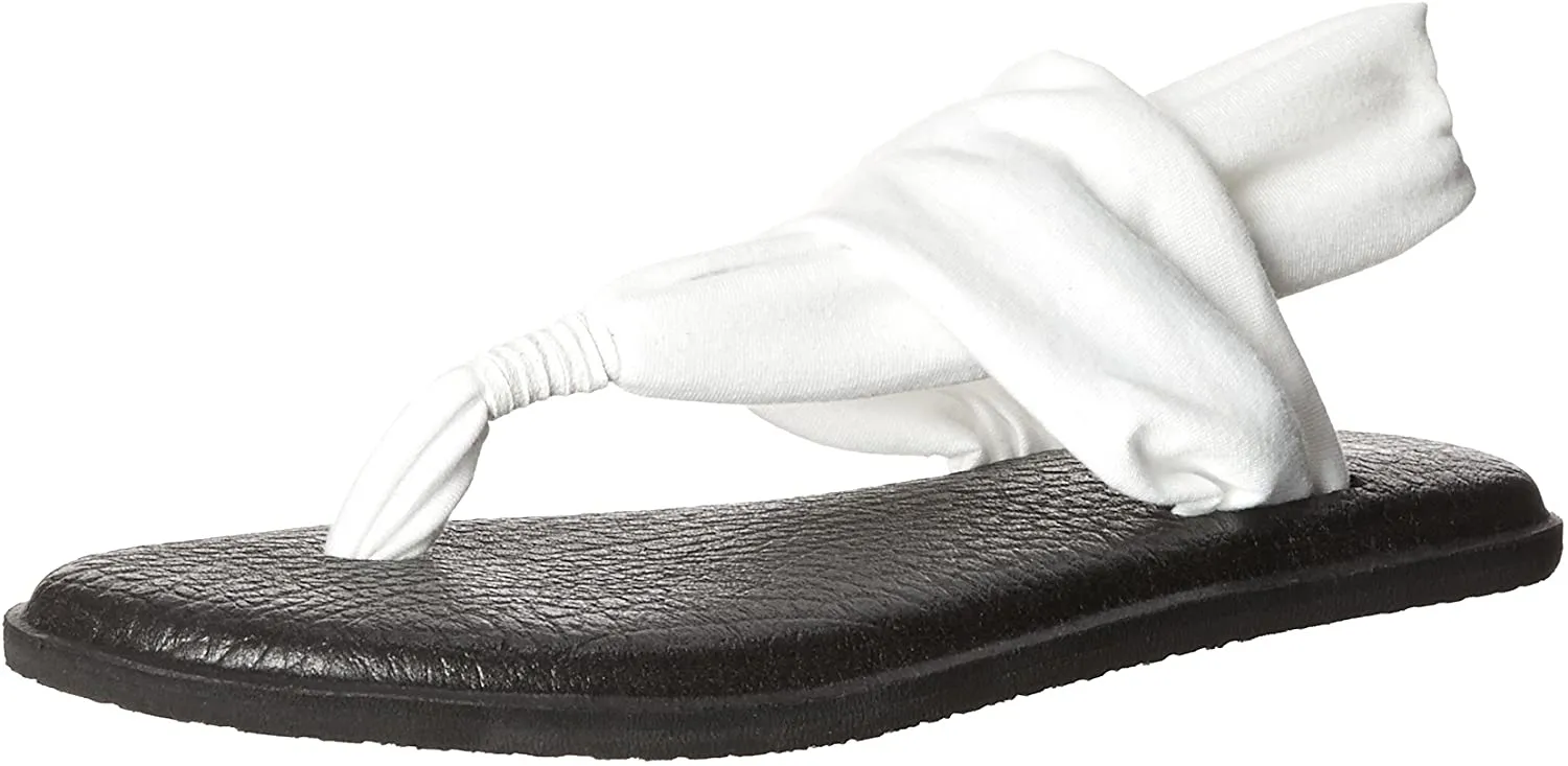 Sanuk Women's Yoga Sling 2 White Sandals - Women's