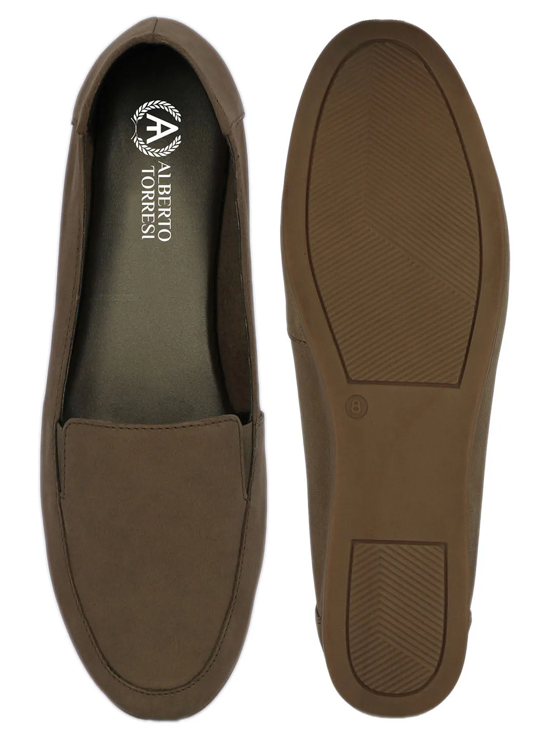 Soothe  Natural Leather Slip-Ons