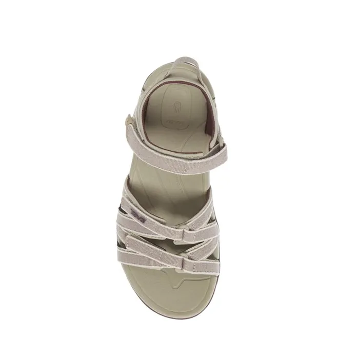 Teva Womens Tirra Valley Plaza Sandals in Taupe and Vineyard Wine