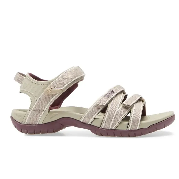 Teva Womens Tirra Valley Plaza Sandals in Taupe and Vineyard Wine