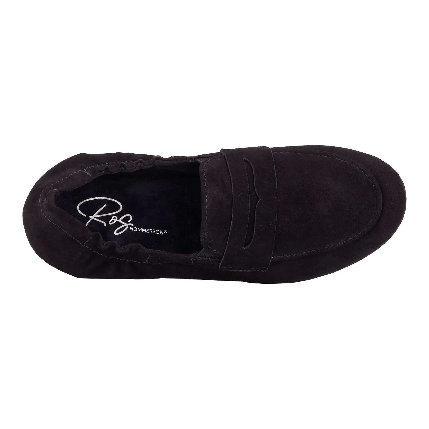 Trish Black Slip On Shoes