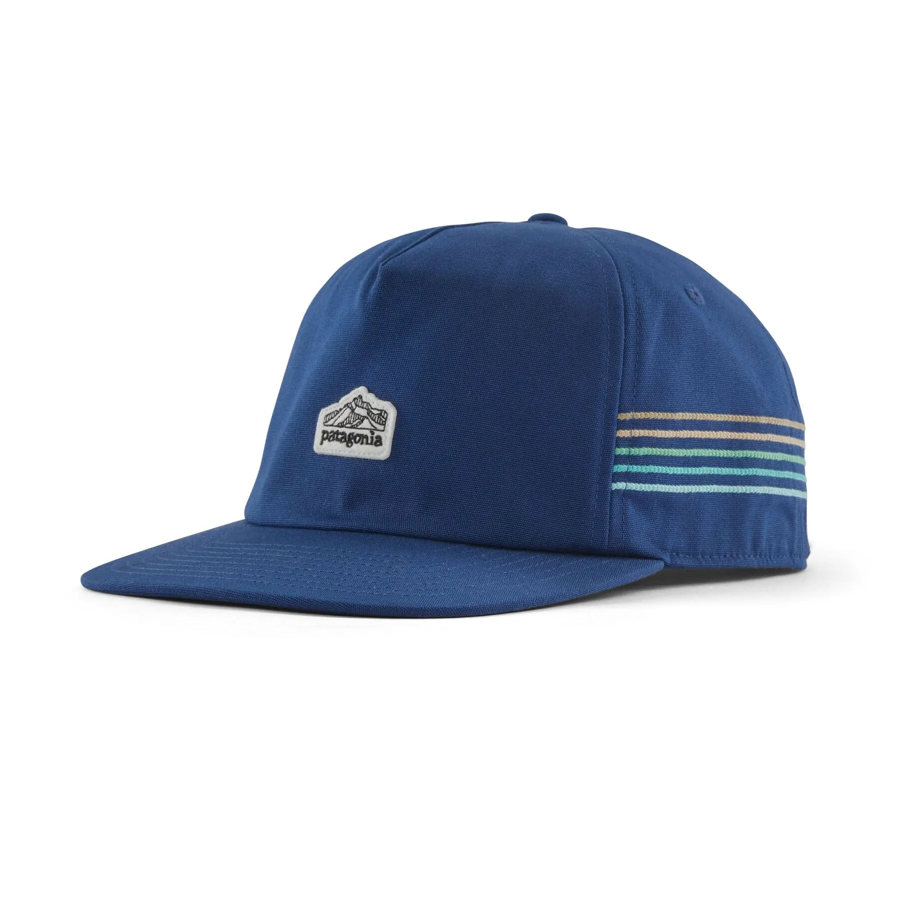 Unisex Line Logo Ridge Stripe Funfarer Cap - Organic Cotton & Recycled Fishing Nets