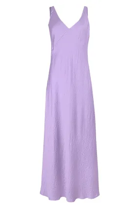 Vneck Bias Maxi Dress